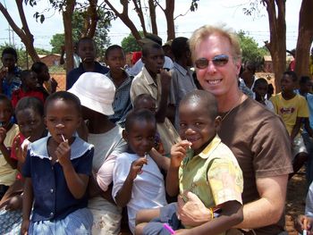 Michael Stosic at Orphanage Zimbabwe
