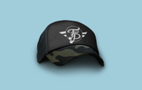 FreePeoples Snapback Camo Trucker Hat