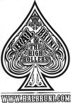 Hal Bruni & the High Rollers Ace of Spades Logo 3"x3" Vinyl Sticker