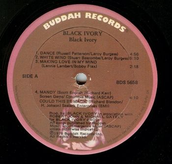 Blak Ivory LP Side A

