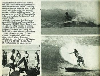 1969....surf riding championships...New Plymouth...and the girls
