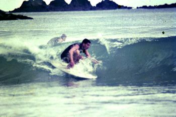 Phil Misc sitting pretty on a sweet little 'Farm' wave ...1966
