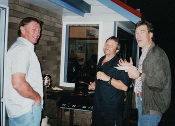 Peter Calder...Herman and Dave Skullin...barby time 2002
