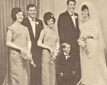 Ruakaka SLSC member Ian Milne ties the Knot in '67 and Ruakaka SLSC mate Kevin Codlin keeping him company..Ha!!..a few of theses guys were just a little older than us and seemed to settle down when we were about to embark on the Hippie trail....
