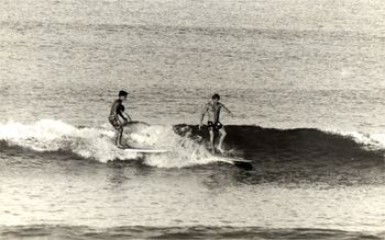Mike Cooney decides to drop in on this Auckland boy.....Waipu ..summer of '67
