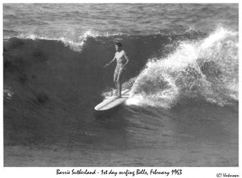 and here's Barry surfing Bells Bch nearly 50 yrs earlier....how cool is that!!....
