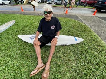 85 yr old Dick  Brewer.....Hawaii  2022
