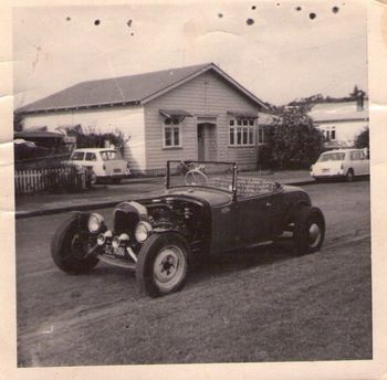 Someones Hotrod ...North st..maybe late 50s??
