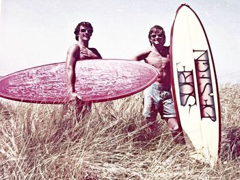 maybe Gary Lidgard and Billy Carson .....around 1970 probably Gisborne
