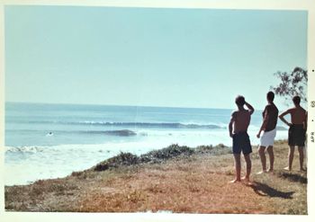 Alexander Headlands 1968...Bob and Mike Tinkler and Sydney mate....checking it out ....awesome place
