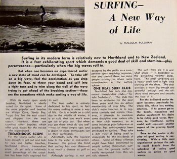 Sandy Bay legend Malcolm Pullman writes an article about the surfing breed..... We travel locally and all around the world.... just to find that perfect wave....surfing is...as Malcolm says...a way of life!!
