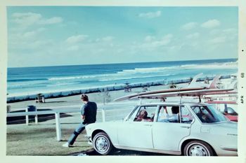 Superbank before it was superbank......Coolangatta..Greenmount.....1968 Tinklers and friend
