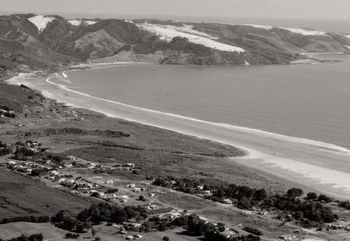 Ahipara 1966..... showing us what a massive long point it is...
