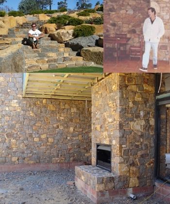 Legs moved to Margaret River many moons ago.... and started a stone mason business....pretty nice lookin' stuff...
