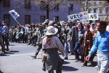 Vietnam war protests were starting to happen everywhere.....
