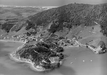 Taurikura Bay .....Ocean beach area in the distance...1963
