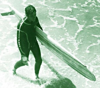 current Glenbervie boy...Terry Fitzgibbon and his new Atlas Woods...1966 Former Oamura boy Terry still surfs.......(now in  the Sandy Bay area).nearly 50 yrs on since this photo was taken...very cool!!
