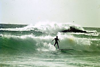 Dave Whalen ...Pareparea 'The Farm'....summer of '64 fairly solid swell running this day....
