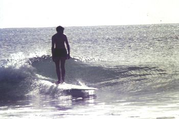 and brother peewee (Ross Blomfield) having a play on those beautiful shaped little lefts...
