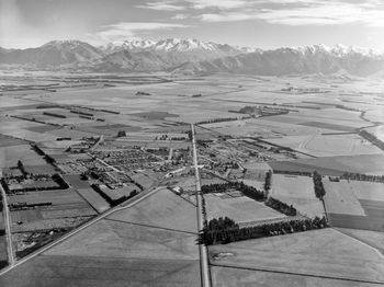 Methven 1950....skiing mountains in the distance
