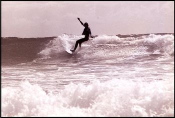 got an idea that this is young Ruakaka boy Ken Meale surfing Ruakaka Advocate photo....
