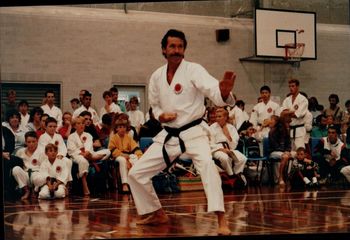 local Karate legend...Ken 'Legs' Rouw... admired by all and gained top status....
