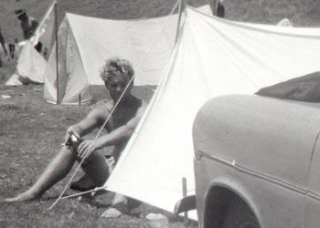Brian Barnes with the typical surfers vices...a smoke and a beer...summer of '65
