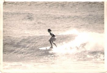 Emon Hamilton ...Sandy Bay ..summer of '71 this is a great shot ....you can just about feel the speed on this wave.........
