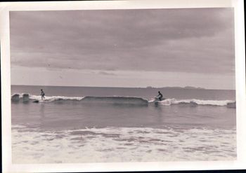 Tui...only been surfing 18 months...doin' ok!...Xmas '62
