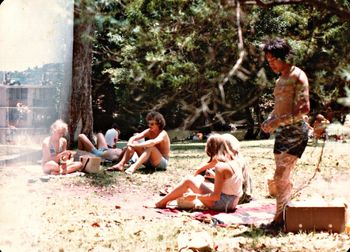 Herman...Sydney..1972 He does remember Margaret Slater in this photo...very sedate picnic time .....lovely!!!
