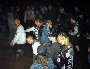 Chaos U.K. live W/ Civil Disobedience @ the Red Shed, May 29th, 1993. #3 Crowd shot.
