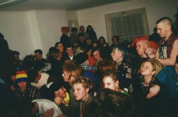 Civil D, Social Outcast, BWPP show @ the Something Box, Ann Arbor, Michigan, February 6th, 1993. Crowd shot. Photo courtesy of John Griffin.
