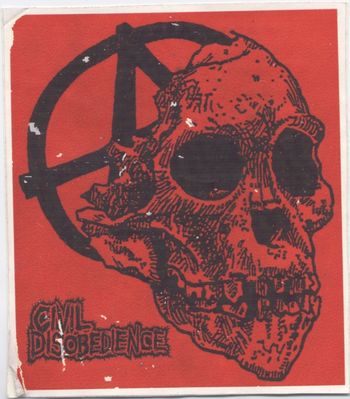 Sticker, 1996. Art by Spanky Lux.
