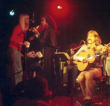 Bob shares the stage with Mary Travers of Peter, Paul & Mary
