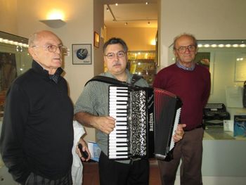 Performing at the Accordion Museum in Castelfidardo, Italy
