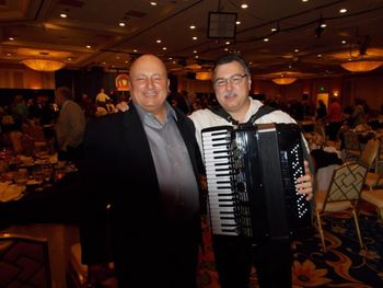 With first call Las Vegas Accordionists and dear friend Joe Cario
