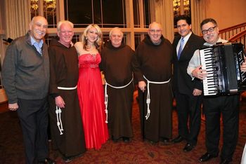Performing for the Detroit Capuchin Brothers Soup Kitchen Fund Raiser with George Penna, Father Solonas Brothers, Noelle Morabito and Aaron Caruso
