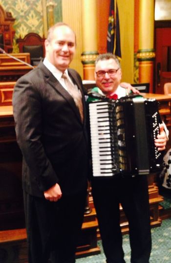 Performing at the Michigan State Capitol Building With House representative Anthony Forlini http://anthonyforlini.com/
