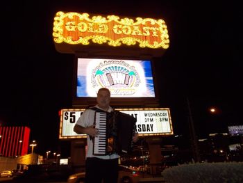 Performing at the Gold Coast Casino in Las Vegas, Nevada
