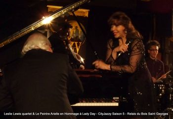 Leslie & Gerard, City Jazzy Concert Saintes, France.
