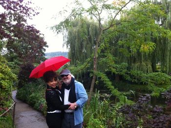 Leslie & Gerard in Monet's Garden, Giverny France.
