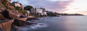 View of Dinard, France.
