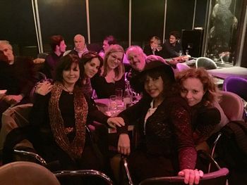 Our gang at Jazz Club Etoile in Paris. Sarah, Sara, Jules, Gerard, Mariya, & Leslie.

