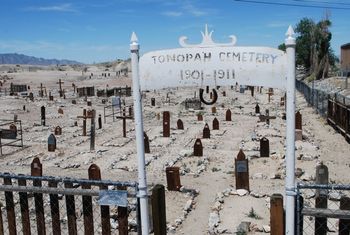 Eerie cemetery
