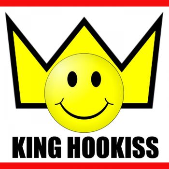 HAPPY_HOOKISS_RED_EDGES KING HOOKISS- HAPPY HOOKISS T-SHIRT GRAPHIC
