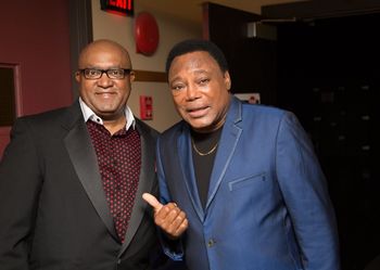 Mister Chandler with George Benson Post show celebration with the Great George Benson
