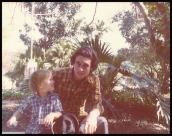 (1976) With my son Charlie at 5 years old.
