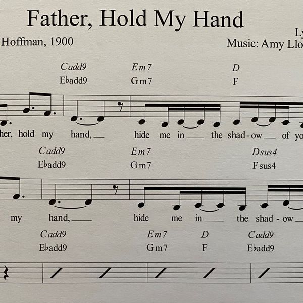 Father, Hold My Hand Lead Sheet