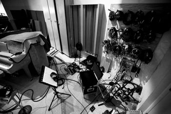 Tracking @ Stratosphere Sound, August 2012, live room Photo: Michael Shane
