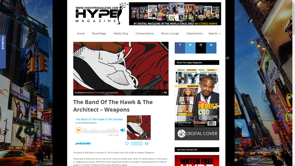 Weapons on Hype Magazine